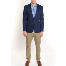 Stretch Cotton Blazer